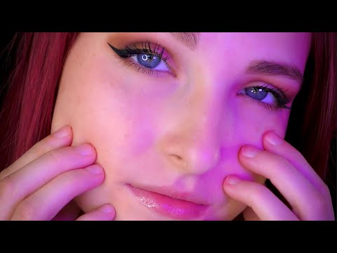 ASMR Mouth Sounds and Gentle Face & Mic Touching