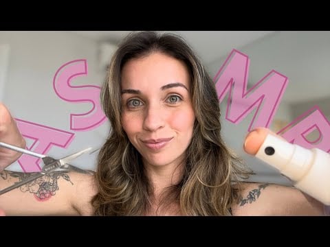 ASMR👨🏼‍🦲 HAIRSTYLIST ROLEPLAY ✨