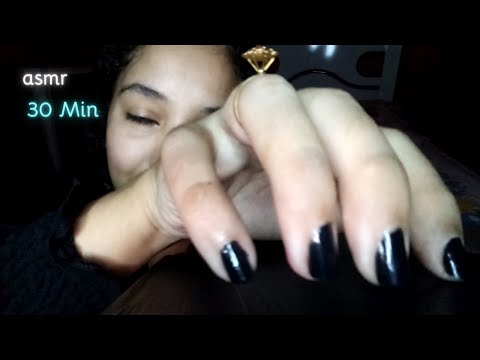 ASMR 30 MIN para dormir com Tapping e Scratching em objetos de papelão e papel e Fala Suave