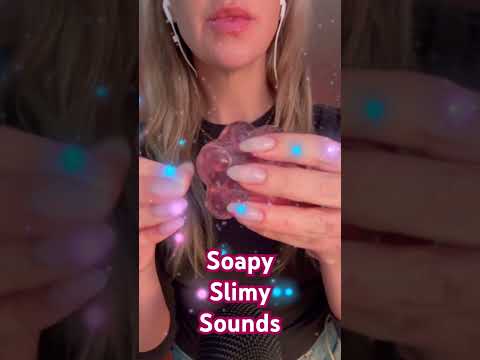 ASMR Jelly soapy slimy sounds / звук мыла  #asmr #relax #relaxing # soap #jellysoap #slime