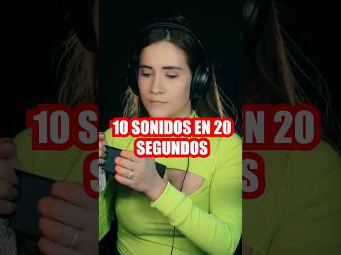 ASMR - 10 SONIDOS en 20 SEGUNDOS  #asmr #asmrvideo #asmrsounds