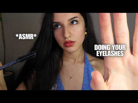 *asmr* doing your lashes but you're annoying me... 🙄