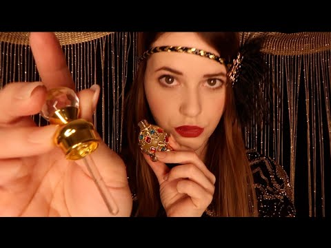 [ASMR] 1920`s Beauty Salon | Gesichts Behandlung | Whisper Roleplay | ASMR in German/Deutsch