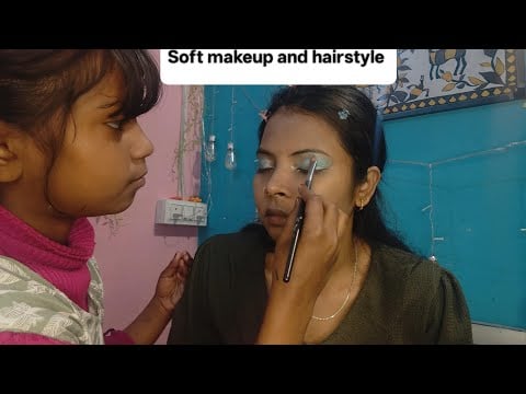 Soothing Makeup & Hairstyling by Ananya | Relaxing ASMR Experience 💄✨