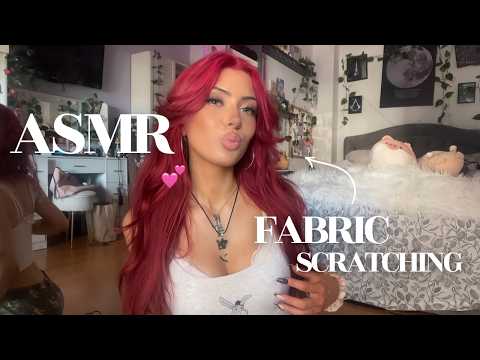 ₊˚⊹♡ ASMR - FABRIC SCRATCHING ON MY OUTFITS ✨💗