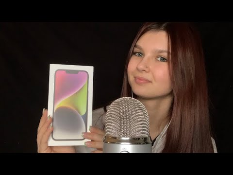 ASMR iPhone 14 unboxing!!