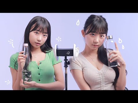 ASMR👭Tapping Twins (no talking)🙌쌍둥이의 청량한 태핑 사운드🤗