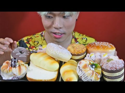 [Eating Squishy Bread] 실감나는 모형 빵 먹방!! [ASMR]