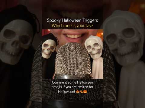 Spooky Halloween Triggers! 🎃 #asmr
