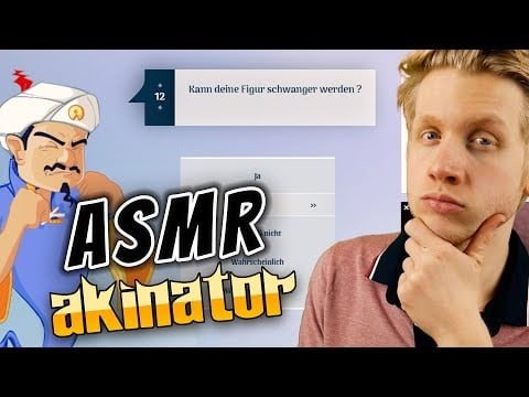 ASMR GAMING | Kennt der AKINATOR Angela Merkel? (NOSTALGIE)