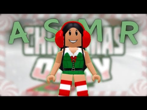 [Roblox ASMR] Tapping on Christmas Triggers, Tingly Trigger Words & More!! 😴 | Christmas Obby