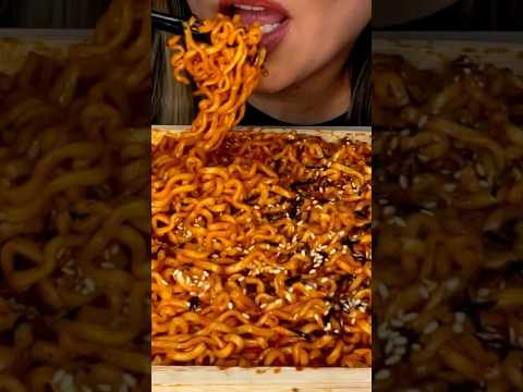 Spiciest Noodles #shorts #asmr #foodchallenge #spicynoodles