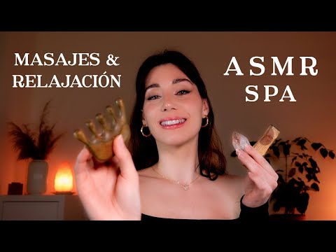 ASMR SPA ✨️🪔 MASAJE CAPILAR, FACIAL & Limpieza Energética Relajante 💤 Roleplay en Español