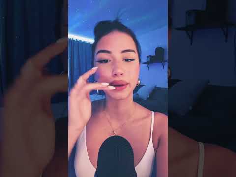 ASMR spit painting you #asmr #tingles #mouthwhisper #spitpainting