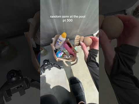 random pool asmr #whispers #asmr #relax #lofiasmr #relaxing #poolasmr