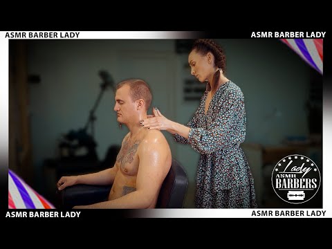 💈 ASMR Neck and Shoulder Relaxation Massage by Barber Lady Adel