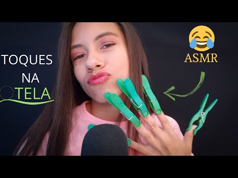 (ASMR PORTUGUÊS) Toques/Tapping na Tela| Beeem Caseiro|Soft Spoken and Whispers