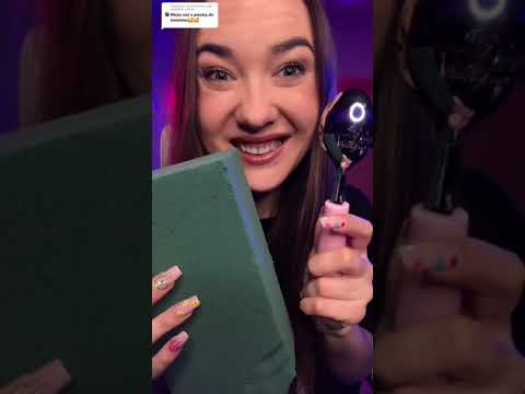 ASMR po polsku LODY GĄBKA FLORYSTYCZNA #Shorts