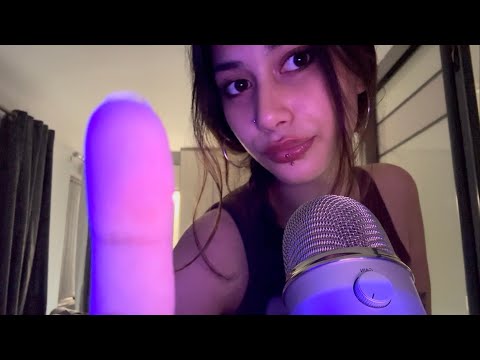 ASMR | mouth sounds, up-close whispers & rambles (fast paced)