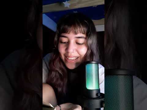 asmr lendo pequeno príncipe!! #asmr #relax #visualtingle #tapping
