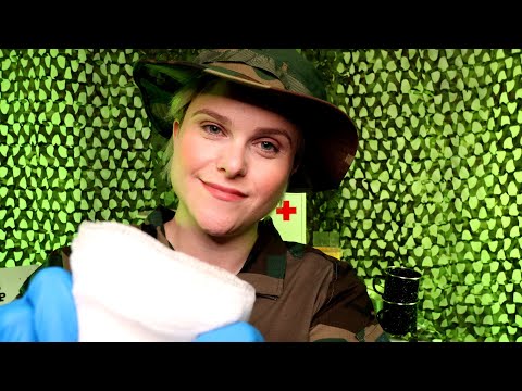ASMR British Army Medic Treats Your Wounds