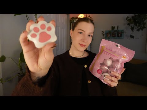 ASMR Layered Visual Triggers & Bath Bombs Fizzy Sounds 🧼💦