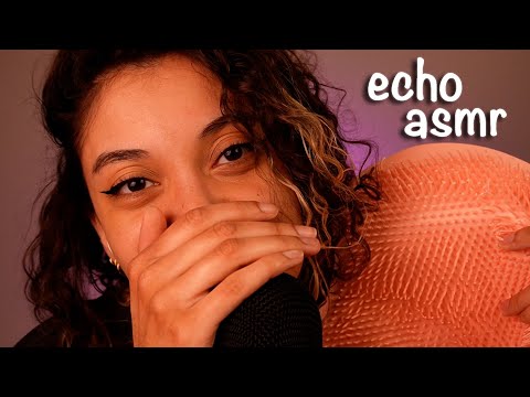 *INTENSE ECHO ASMR* Wet Mouth Sounds & Sleepy Triggers + Echo Effects #sleepaid ~ ASMR