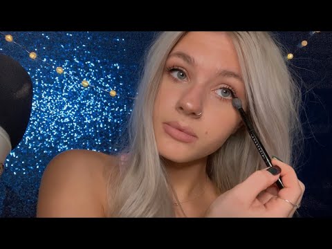 ASMR| CLOSE UP- DOING MY MAKEUP/ TINGLY WHISPER