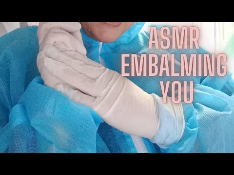 ASMR EMBALMING SOOTHING RELAXING SLEEP AID , SOFTLY SPOKEN respectful gentle words for medical ASMR