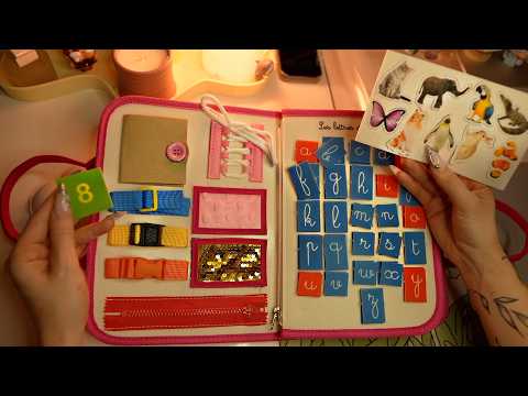 ASMR | Fidget board 🌙 multi-déclencheur pour se détendre 