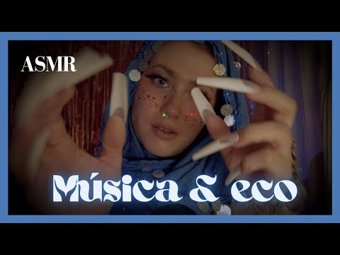 ASMR Lento - Movimientos de manos con moneditas para dormir 💤 (Con música y eco)