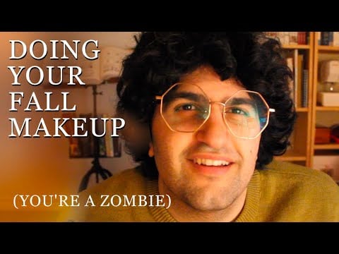 [ASMR] Doing your Fall Makeup (You're a Zombie) 🧟💀