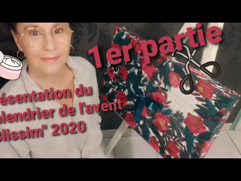 ASMR Français Unboxing Présentation du calendrier de l'avent "Blissim " 2020 (1ère partie).