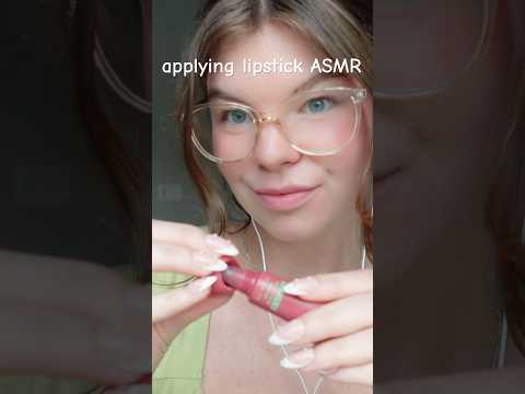 ASMR trying + applying nyx smushy lip balm 💄✨ #asmr