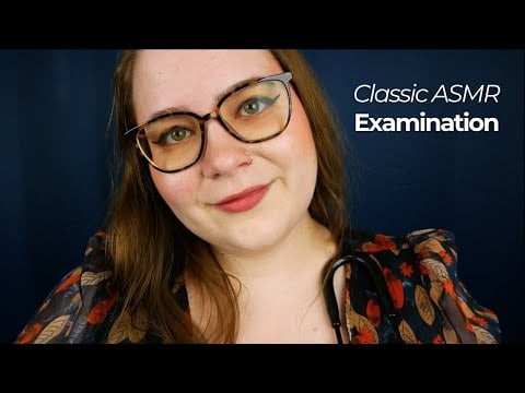 Classic ASMR Full Body Examination (Palpation, Eye Tests, Sticky Stethoscope) 🩺 ASMR Medical RP