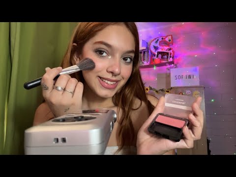 ASMR MAQUILLATE CONMIGO Y LA TASCAM| TUTORIAL DE MI MAQUILLAJE DIARIO|SOFIWI