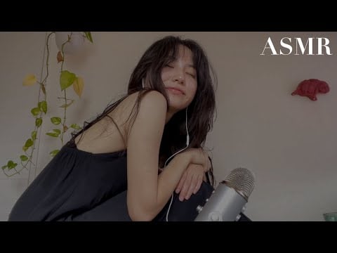 Relaxing ASMR Triggers for Sleep (Soft Singing Included)