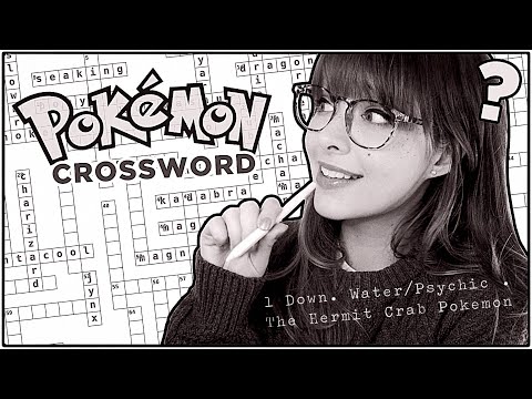 ASMR ₊⊹Pokémon Crossword Puzzle!⊹₊ Testing Your Trivia Knowledge 💭❔as You Drift Off to Sleep!