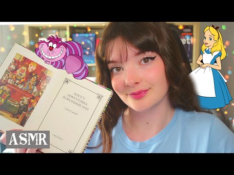 🧚‍♀️[ASMR] READING ALICE IN WONDERLAND (whisppering, reading, tapping)🐈👸🏻💕