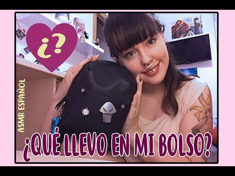 [Rena] ASMR Español - ¿Qué llevo en mi bolso? Quédate a verlo ♥