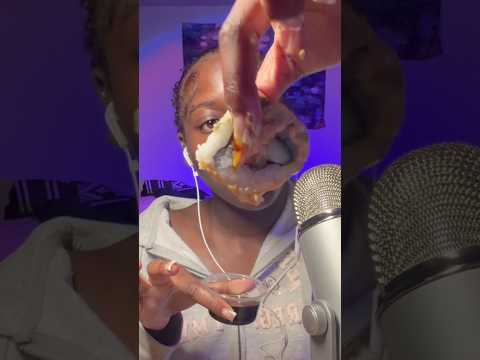 ASMR Sushi Mukbang 🍱 #asmr #mukbang #food #shorts