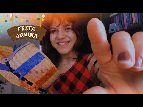 ASMR 🌽 Te arrumando para o São João