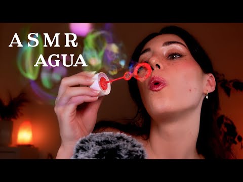 ASMR PARA DORMIR PROFUNDO 💤 Mouth Sounds & Sonidos de AGUA Relajantes 💧 Masaje Capilar 🐳 Blue Yeti