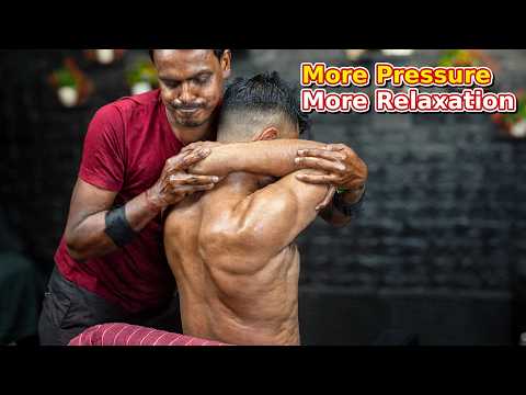 Intense Deep Tissue Shoulder Massage ASMR | More Pressure More Relaxation | Pain Relief Treatment