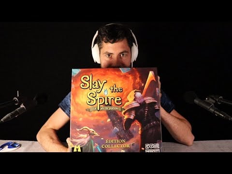 ASMR j'ai attendu 2 ANS pour ce jeu de plateau ( Slay the Spire )