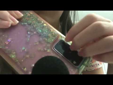 ASMR | phone taping + phone case tapping