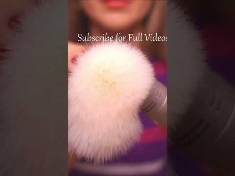 ASMR Mic Brushing Ear to Ear ❤️ #asmr  #shorts