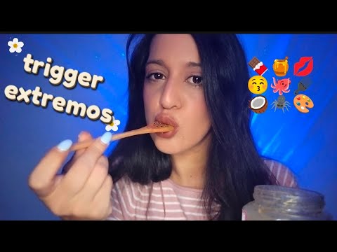 ASMR Extremo: Triggers Variados (Tapping, Scratching, Inaudible, Visuales...) 🔥💤 