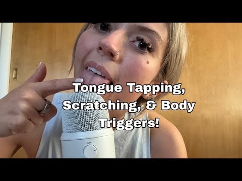 ASMR| Pure Body Triggers, Fabric Scratching, Tongue & Teeth tapping Mouth Sounds! 