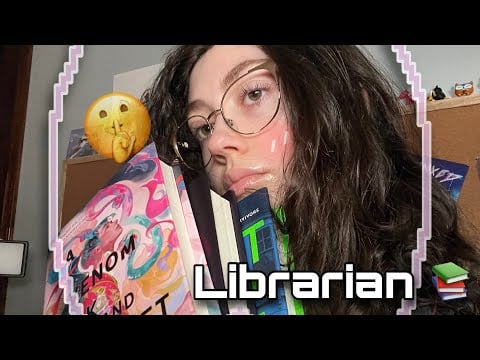 ASMR Sweet Librarian Roleplay 📚🤫